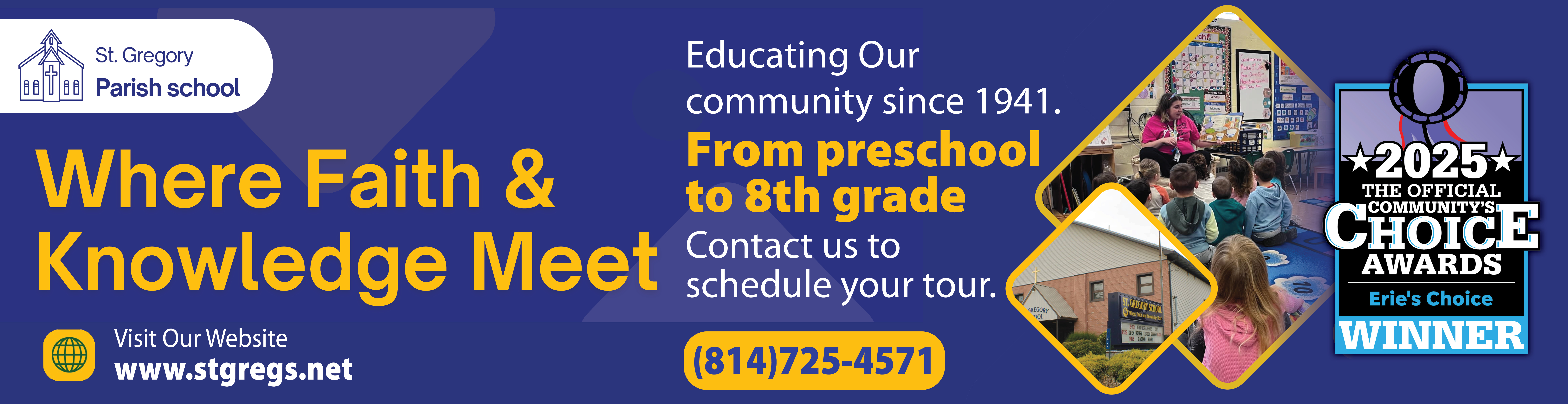 Voted Erie's Best PreSchool!